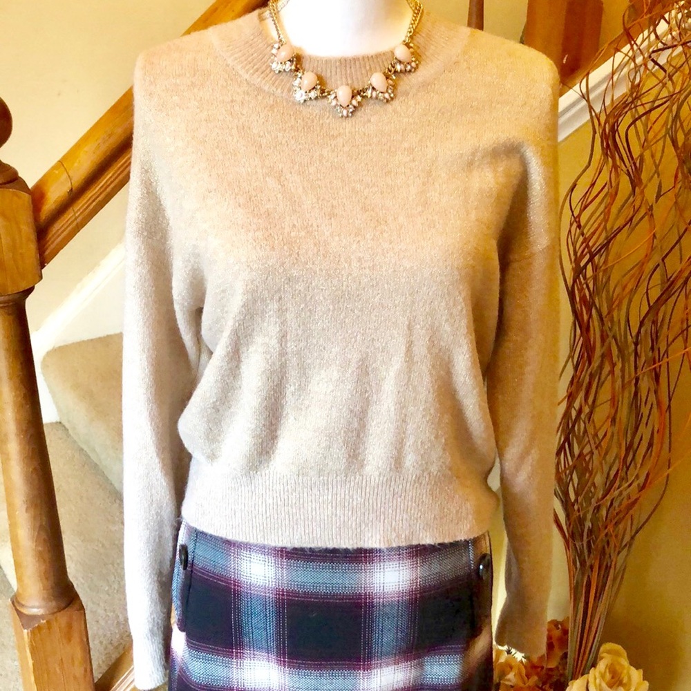 H&M Glitter High-Low Sweater